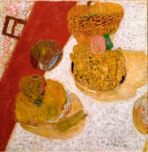 Tischecke Stillleben mit Früchten von Pierre Bonnard