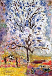 Der Mandelbaum in Blüte, 1947