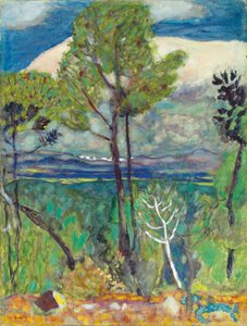 Die Kiefern am Meer, ca. 1923 von Pierre Bonnard