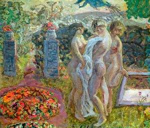 Die drei Grazien, 1908 von Pierre Bonnard