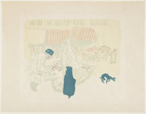 Der Gemüsehändler, ca. 1897 (veröffentlicht 1899) von Pierre Bonnard