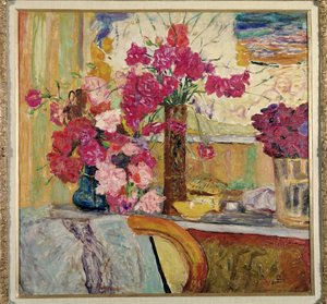 Drei Blumensträuße von Pierre Bonnard