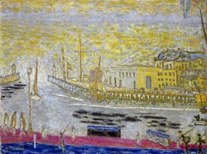 Trouville, der Ausgang zum Hafen, 1938-45 von Pierre Bonnard