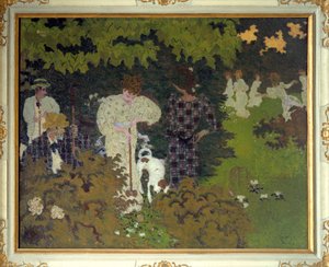 Dämmerung oder Krocket-Party von Pierre Bonnard