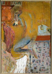 Frau bei ihrer Toilette von Pierre Bonnard