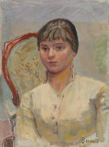 Junge Frau im Sessel (Studie), ca. 1916 von Pierre Bonnard