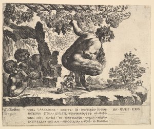 Geburt der Satyrn, 1610-42 von Pierre Brebiette