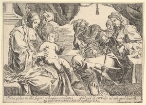 Heilige Familie mit Heiligen, 1610-1642