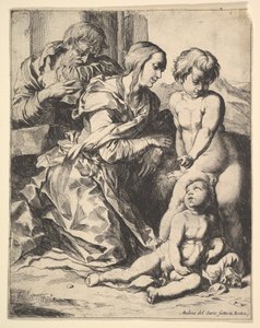 Jungfrau kniet vor Christus, 1610-42