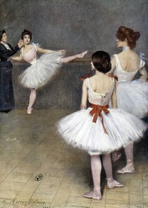 Klassischer Tanz: Ballerinas im Jahr 1897 von Pierre Carrier Belleuse