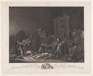 Pyramus und Thisbe von Pierre Charles Canot