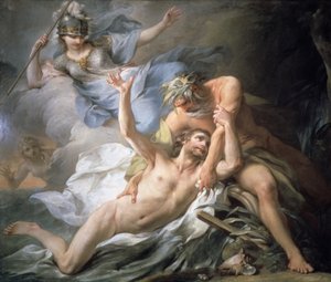 Ulysses landet auf der Insel der Calypso von Pierre Charles Tremolieres