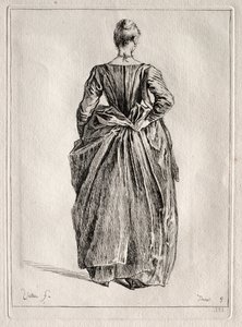 Studie einer Frau von hinten