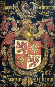 Schild von Jakob von Luxemburg (nach 1441-88), Herr von Fiennes, als Ritter des Ordens vom Goldenen Vlies