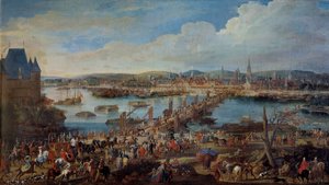 Blick auf die Stadt Rouen von Saint Sever (Detail)