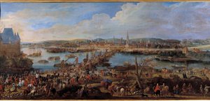 Blick auf die Stadt Rouen von Saint Sever aus von Pierre Denis Martin