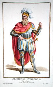 Alfonso V. (1396-1458), König von Aragon und Sizilien, aus 
