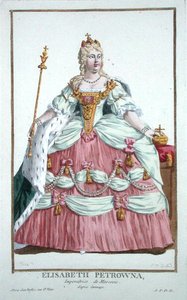 Elizabeth Petrovna (1709-62) Kaiserin von Russland (1741-62) aus 