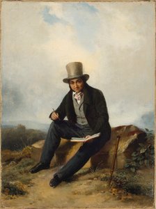 Porträt von André Jolivard 1787-1851 von Pierre Duval Le Camus