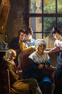Die Cancans bei der Pförtnerin von Pierre Duval Le Camus