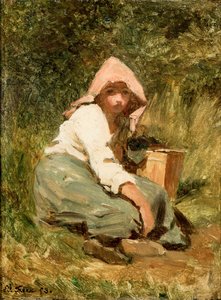 Ein Mädchen von Pierre Edouard Frere