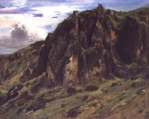 Landschaft in der Auvergne von Pierre Etienne Theodore Rousseau