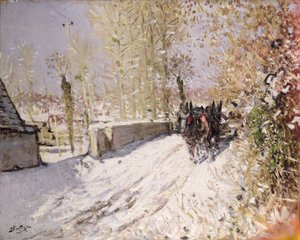 Winterlandschaft von Pierre Eugene Montezin