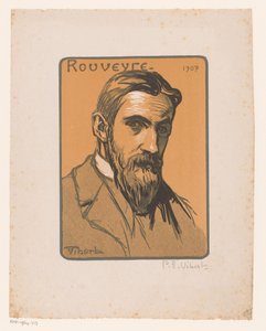 Porträt von André Rouveyre von Pierre Eugène Vibert (signed by artist)