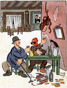 Alkoholiker auf dem Land, ca. 1922