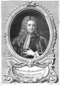 John Radcliffe, englischer Arzt, 1747 von Pierre Fourdrinier