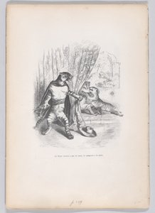 Der Tiger schlich sich heimlich heran, der Dolch in seiner Hand aus Szenen aus dem Privatleben a..., ca. 1837-47