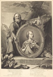 Louis der Geliebte von Pierre François Basan after Jean Baptiste Lemoyne II