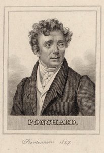 Porträt des Opernsängers Louis Antoine Eléonore Ponchard von Pierre François Bertonnier