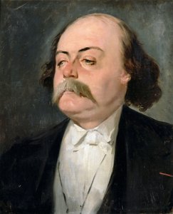 Porträt von Gustave Flaubert 1821-1880 von Pierre François Eugène Giraud