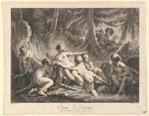 Diana und Aktäon von Pierre François Tardieu