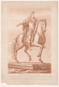 Reiterporträt von Ludwig XIV. von Pierre François Tardieu