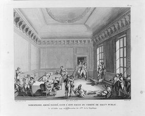Die Verhaftung von Robespierre am 27. Juli 1794, 1794