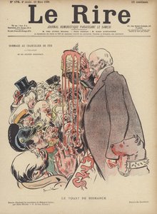 Der Toast von Bismarck, Illustration für Le Rire