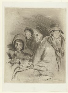 Vier alte Frauen von Pierre Georges Jeanniot