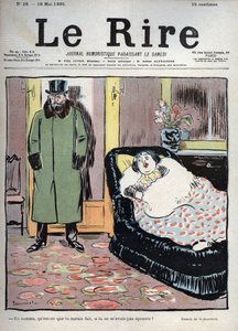 Was hättest du getan, wenn du mich nicht geheiratet hättest? - Zeichnung von Pierre Georges Jeanniot (1848-1934) für 