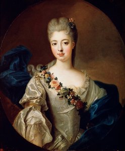 Porträt von Charlotte Aglaé von Orléans, Mademoiselle de Valois, 1720er Jahre