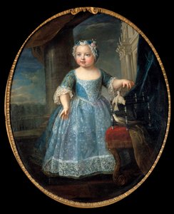 Porträt von Louise Marie von Frankreich, genannt Madame, dritte Tochter von Ludwig XV. Gemälde von Pierre Gobert, 18. Jahrhundert
