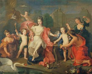 Die Herzogin von Burgund und ihre Kinder