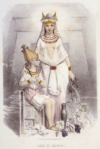 Isis und Osiris - in „Muses and fairies“, von Mery und Foelix, Illustration von G. Staal, Ed. G. de Gonet von Pierre Gustave Eugene Staal