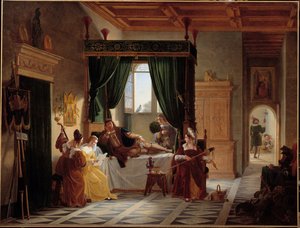 Die Genesung von Bayard von Pierre Henri Revoil