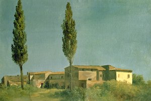 In der Villa Farnese: Die zwei Pappeln (um 1777)