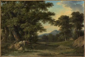 Byblis verwandelt sich in einen Brunnen, 1793 von Pierre Henri de Valenciennes
