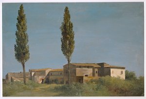 Fabrik in der Villa Farnese: die zwei Pappeln von Pierre Henri de Valenciennes
