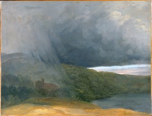 Gewitter am Seeufer von Pierre Henri de Valenciennes