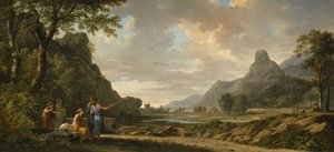 Der Berg Athos als Denkmal für Alexander den Großen, 1796